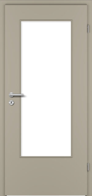 G-Tec Türelement mit Lichtausschnitt Seidengrau