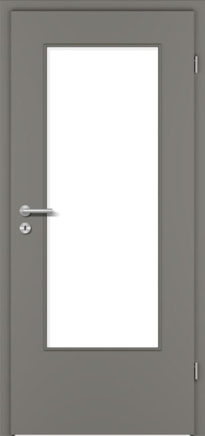 G-Tec Türelement mit Lichtausschnitt Staubgrau